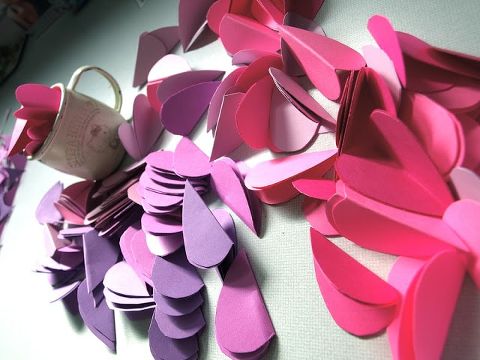 This Little Miggy Stayed Home || 3-D Heart Garland