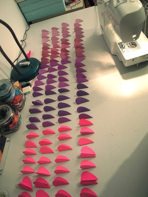 This Little Miggy Stayed Home || 3-D Heart Garland