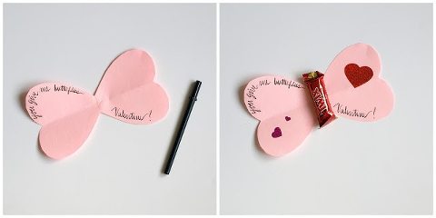butterfly valentines for kids || This Little Miggy Stayed Home