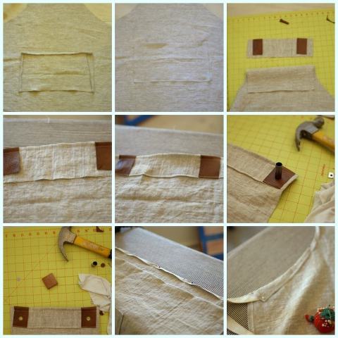 Simple Linen Apron || This Little Miggy