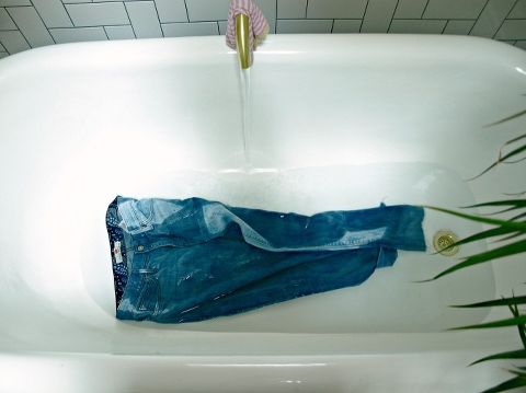 This Little Miggy || Paint Your Clothes Distressed Denim Edition